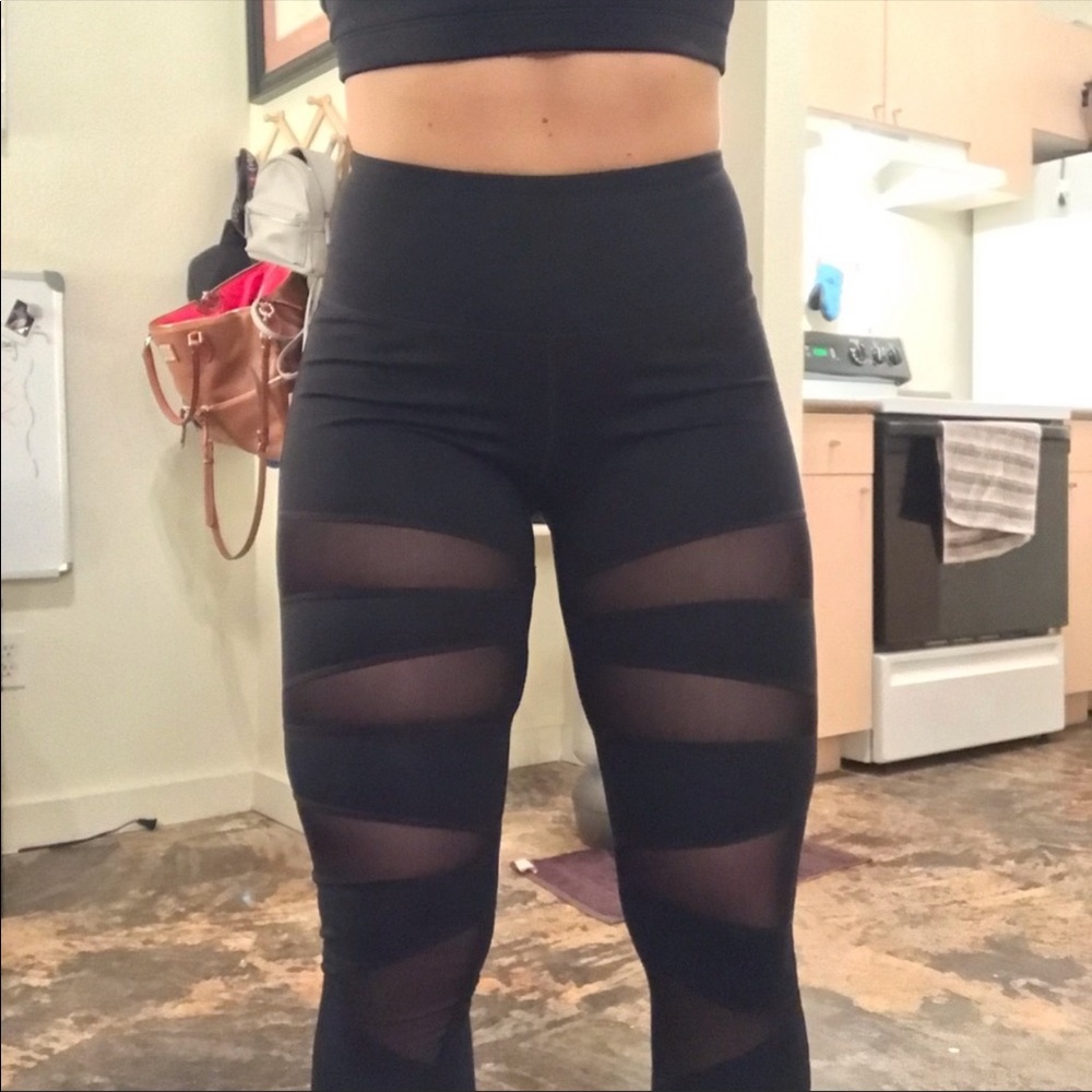 BuffBunny full length mesh leggings — buff bunny